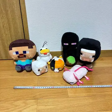 마인크래프트 봉제 인형 7체 세트