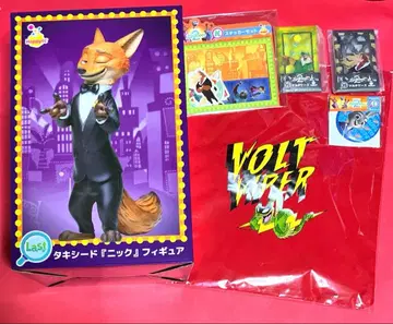 해피 복권 주토피아2 라스트 원상 닉 피규어 E상 토트백