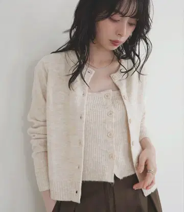 뷔스티에 세트 니트 가디건