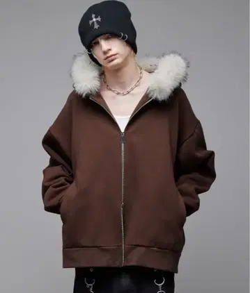 [ 루스 ] 퍼 속기모 풀 집업 후드티