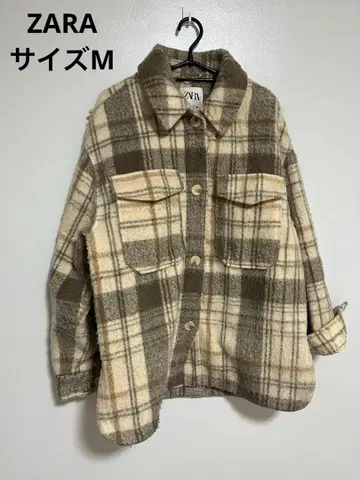 자라 여성용 체크 아우터 자켓