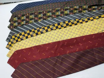 dunhill 던힐 넥타이 실크 이탈리아 넥타이 묶음 판매 8개