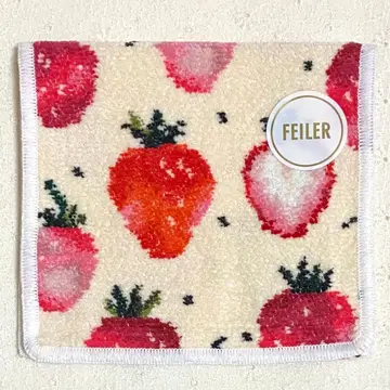 페이러 손수건 파우치 스트로베리 도트