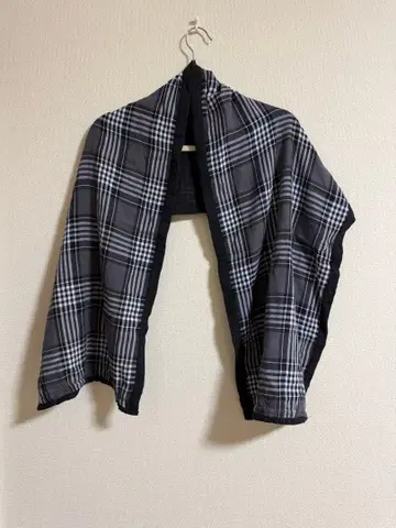 최종 가격 인하! PINK HOUSE 면 100% 거즈 체크 무늬 스톨