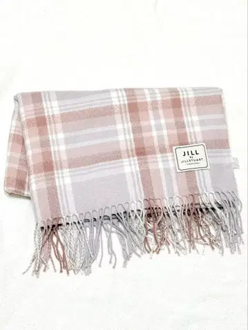 JILL by JILL STUART 체크 머플러 핑크 질바이