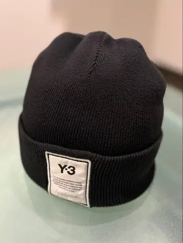 Y-3 블랙 니트 모자
