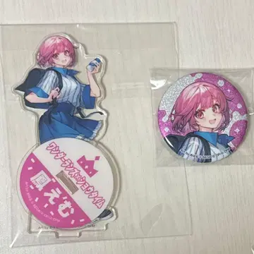 호우에무 로손 콜라보 캔뱃지 아크릴 스탠드