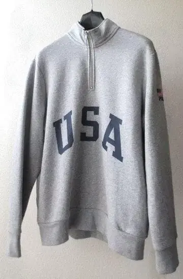 론 헤르만 별주 랄프 로렌 USA 풀오버 하프 지퍼 맨투맨