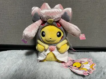 포켓몬 센터 메가 디안시 판초를 입은 피카츄 봉제 인형