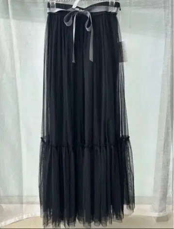 이데알루체 튤 롱 스커트