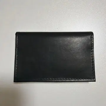 명함지갑 고품질 블랙 가죽