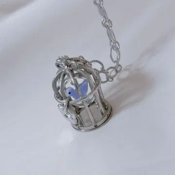 MILK 새장 목걸이