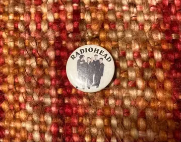 빈티지 희귀 레어 라디오 헤드 radiohead 캔뱃지