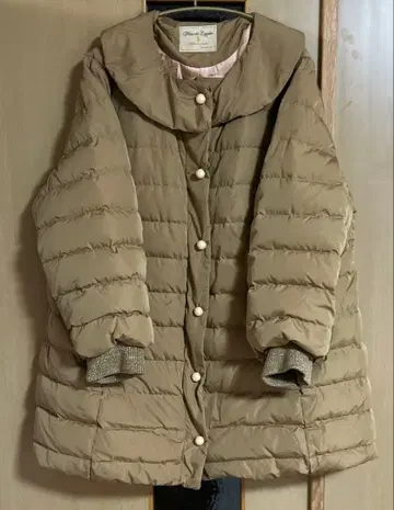 프랑슈리페 다운 코트 백리본 fl9 레어 사이즈 오버 사이즈