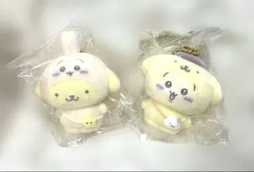 치이카와 (먼작귀) 산리오 플로키 마스코트 참 토끼 푸딩 세트