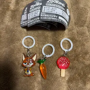 [ 미사용 ] 주토피아 메지루시 액세서리 닉 당근 아이스캔디