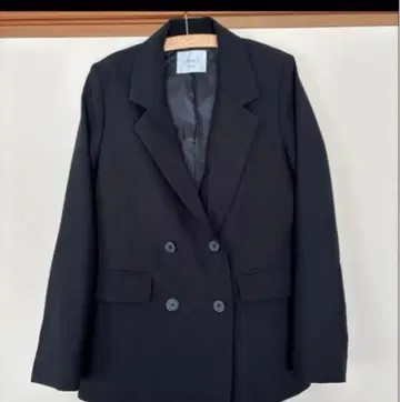 여성용 테일러드 자켓 블랙