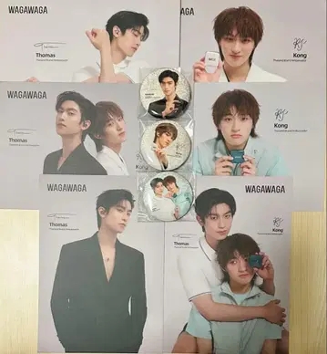 WAGAWAGA X ThomasKong 캔뱃지 브로마이드