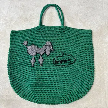 LUDLOW 라들로 코드백 강아지 도그 푸들 그린 녹색