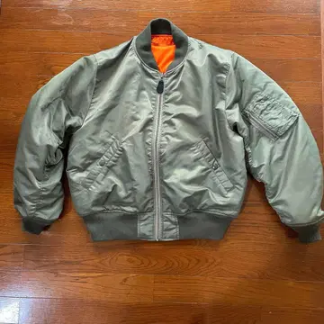 JEANS FACTORY 올리브 그린 봄버 자켓 S