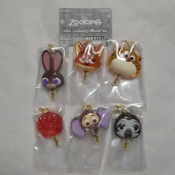 주토피아 아이스캔디 참 전 6종 세트