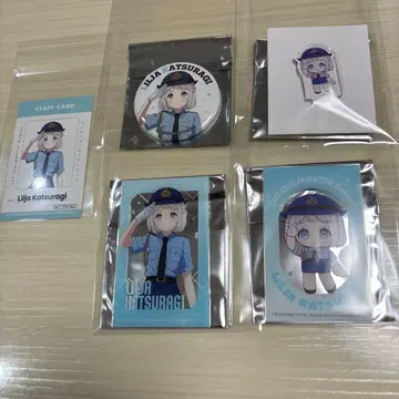 학원 아이돌 마스터 업무 체험 페어 시부야 카츠라기 리리야 5점 세트