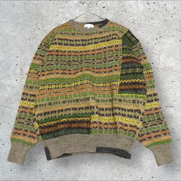 [ 새상품급 ] 폴스미스 페어아일 패턴 니트 올 패턴 멀티 컬러 M