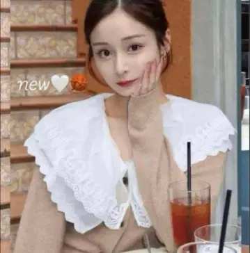 완판템 2025 스나이델 레이스 칼라 니트 풀오버