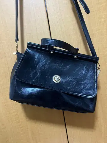 블랙 숄더백