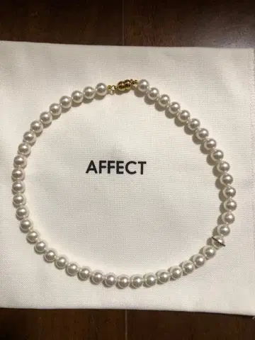 AFFECT 펄 목걸이(8mm)
