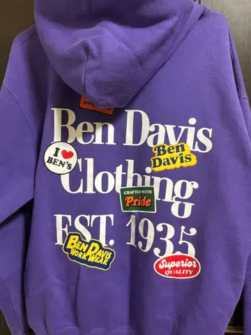 Ben Davis 후드티 L 사이즈 보라색
