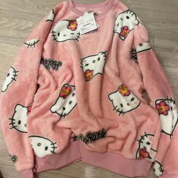 새상품 익명 배송 헬로키티 시마무라 플리스 룸웨어 파자마 보아