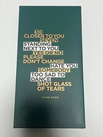 BTS 정국 GOLDEN Accessory Tray 트레이