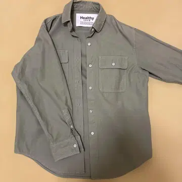 Healthy DENIM 카키 셔츠 긴팔 셔츠