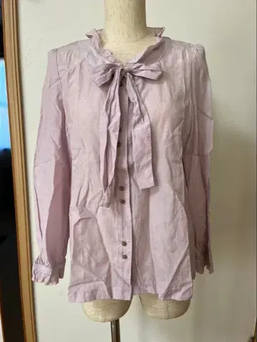 Noble 노블 보타이 블라우스 리본 타이 프레임워크스 사이즈 M