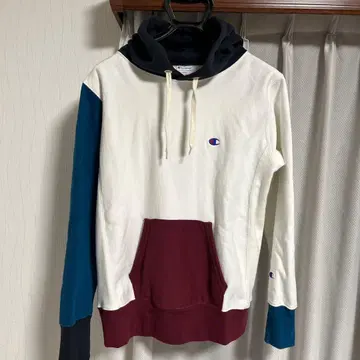 Champion 컬러 블록 후드티
