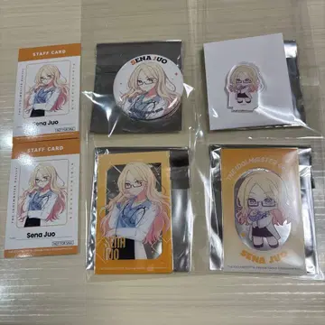 학원 아이돌 마스터 업무 체험 페어 시부야 쥬오 호시미나미 6점 세트