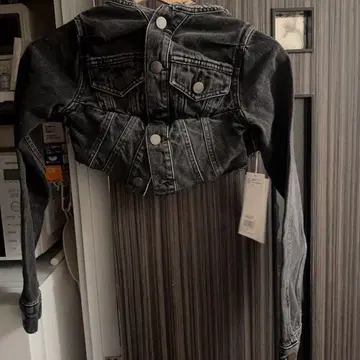 [택 포함 새상품] FRAY I.D 데님 숏 자켓