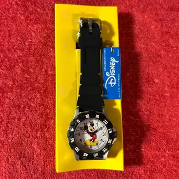 디즈니 미키마우스 손목시계 블랙 아날로그