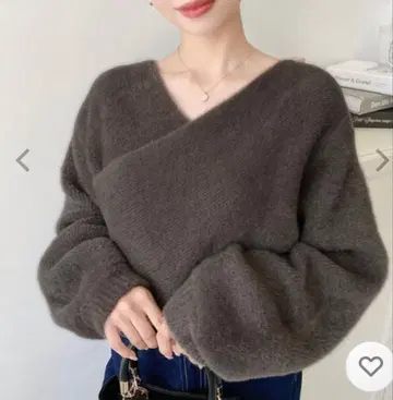 moment + 카슈쿨 샤기 니트 풀오버