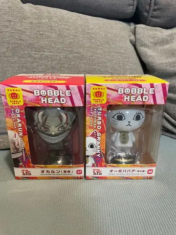 단단단 유라유라 헤드 피규어 오카룬 터보바바 2점 2