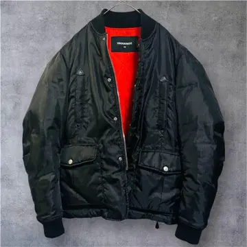 DSQUARED2 디스퀘어드 MA-1 다운 자켓 블랙 44