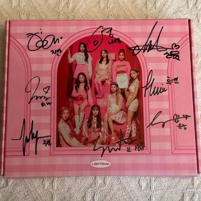 라잇썸 LightSum 친필 싸인 앨범