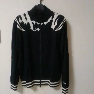 원사이더 블랙 집업 니트