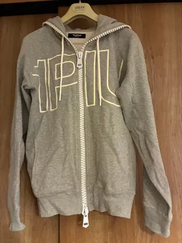 1PIU1UGUALE3 RELAX 메가 지퍼 후드티