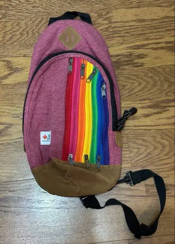 짐 마스터 바디백 원숄더 레인보우