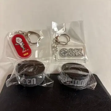 C&K 가챠가챠 아크릴 키링 케이블 타이 4종 세트