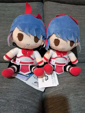 봉제 인형 2개 세트 코스튬풍