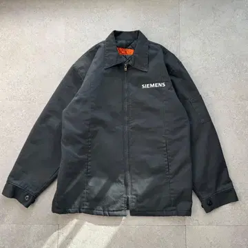 새상품급 RED KAP 레드캡 기업 로고 아이젠하워 자켓 블랙