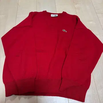 라코스테 니트 빨간색